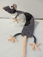 NEU Häkel Lesezeichen dunkel