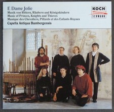 CD Capella Antiqua Bambergensis : E Dame Jolie – Mittelalter – neuwertig