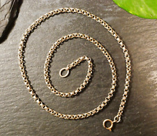 Hübsche Silber Kette Erbsenkette Schlichtes Design Unisex Damen Herren