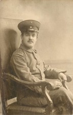 Historische Fotografie Deutscher Soldat Erster Weltkrieg Uniform Militaer