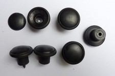 6 Stk. Mantelhaken Kleiderhaken schwarz für VW Bus T1 & T2 / Käfer Kleiderhalter