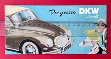 Auto Reklame Prospekt um 1955