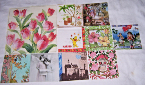 Servietten mix versch - 10,