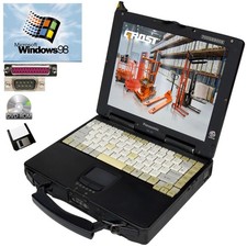 PANASONIC CF-27 WINDOWS 98 NOTEBOOK RS-232 LPT PS/2 DVD-ROM 1,44MB FLOPPY M1267