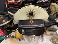 Police,Polizeimütze, Schirmmütze mittlerer Dienst,Bundespolizei, Abzeichen