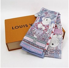 LOUIS VUITTON Scarf Silk