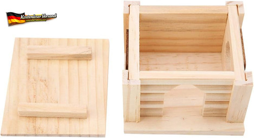 Flaches hamsterhaus aus - hamsterhaus,