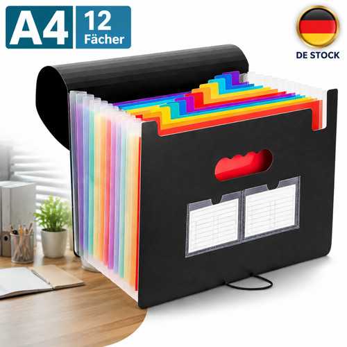 Akkordeon aktenordner 12 - aktenordner,