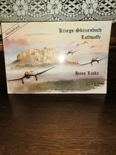 Hans Liska ,Kriegs Skizzenbuch Luftwaffe , Nachdruck Reprint