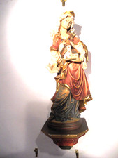 HEILIGE BARBARA HOLZGESCHNITZT