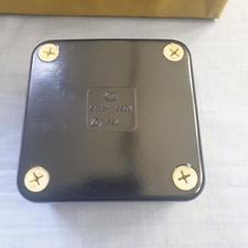 Bakelit Abzweigdose 6 Abgänge