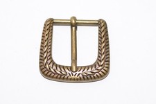 Gürtelschnalle Schnalle Schließe, ca. 30 mm Breite, Alt-Bronze, Ritter, NOS