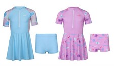 Kinder Mädchen Surf Badeanzug Set Rock Shorts Strand Baden Schwimmkostüm