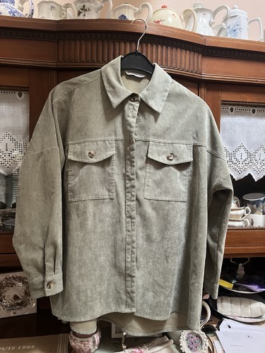 Jacke bluse salbeigrün m - jacke,