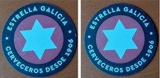 1 Bierdeckel Estrella Galicia Spanien