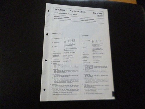 Original service manual - original,