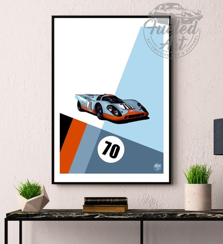 Porsche 917 mans druck - 917,