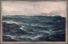 Auf hoher See Wellen Gischt