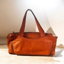 🧡 Große Vintage Echtleder