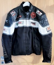 Vintage Motorradjacke Biker Probiker Leder Jacke Motorrad Herren Gr.50 