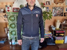 Softshelljacke CMP, blau, Reitsport, mit Aufdruck, XL