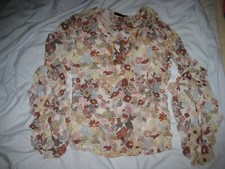 VINTAGE Hippie Bluse Langarm
