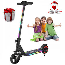 Elektroroller Kinder Schwarz E Scooter Für kinder Ab 8 LCD Klappbar Kinderroller