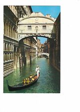 E855 AK Venedig Ponte dei Sospiri Seufzerbrücke Gondel ungelaufen ca. 1920