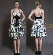 Partykleider Fashiontag Abschlussfeier Mädchen 158-175 Damen A Linien Faltenrock