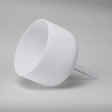 Klangschale Kristall mit Griff –F#-Ton 432 Hz -- 25 cm