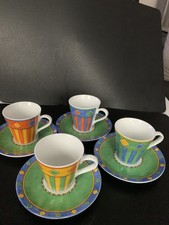 Espressotassen 4er Set farbig wunderschön