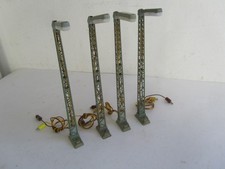 Märklin 7283 H0 - 4 Turmmastleuchten mit Sockel und Steckern - GEPRÜFT (7)