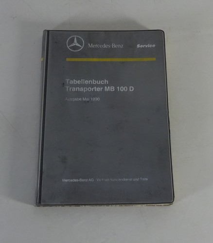 Tabellenbuch mercedes benz - tabellenbuch,