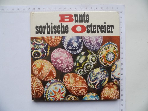 Bunte sorbische ostereier - ostereier,