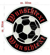 Fußball Rückenpatch  Mit