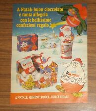 Seltene Werbung Ü-Ei Ferrero Kinder Sorpresa PRESEPE Krippe #2 1997