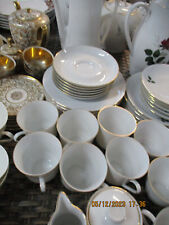 Hutschenreuther Kaffeeservice Arzberg Bavaria sehr edel mit Goldrand 23 teilig