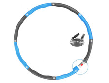 Hula Hoop Reifen Fitnessreifen Fitness Sport Massagereifen 8 Teile 800g blaugrau