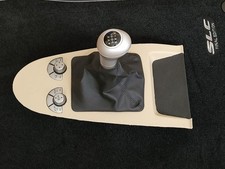 Mercedes SLK R171 Verkleidung Abdeckung Mittelkonsole Designo Leder Orientbeige