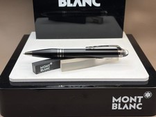 MONTBLANC StarWalker Ultra Black Resin Line Edelstahl Kugelschreiber Top zustand