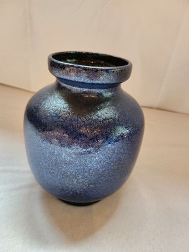 Karlsruher majolika blumenvase - majolika,