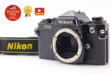 [ Fast neuwertig] Nikon FE2 analoge Spiegelreflexkamera schwarz 35 mm...