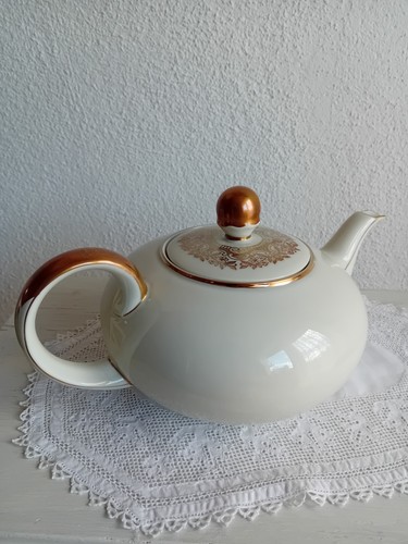 Teekanne art deco porzellan - teekanne,