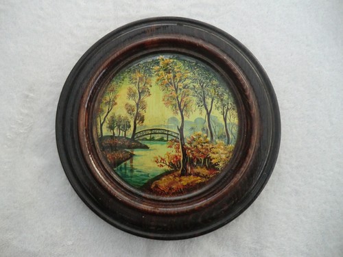Gedrechselter holzteller - gedrechselter,