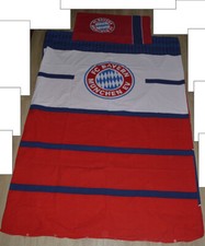 Bettwäsche / Fanartikel vom FC Bayern München, Größe: 135x200 / 40x80cm , Logo