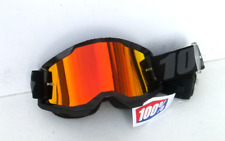 100% Crossbrille Strata 2 Fire verspiegelt Anti-Fog Enduro