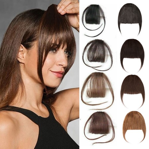 100 echthaar pony - bangs, clip