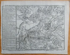 Deulland Original Kupferstich Schlacht Camp de Pirna - 1760