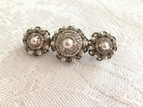 Silber brosche trachtenschmuck - silber,