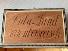 alte Zigarrenkiste Holz Cuba